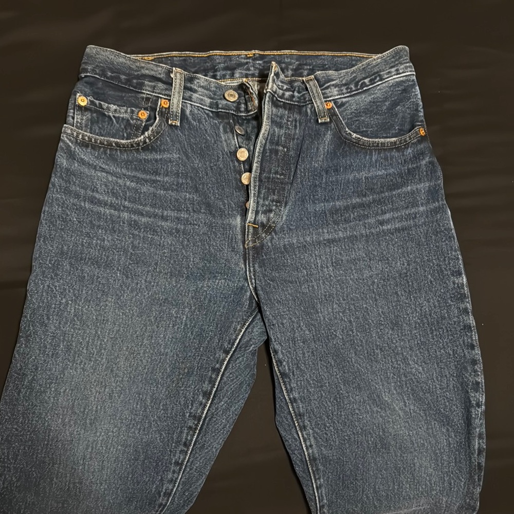 Levi's Blue Straight Leg Jeans with Vintage Appeal